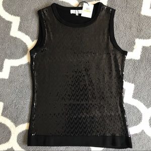 Calvin Klein casual sequin top